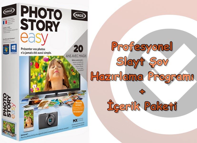MAGIX Photostory Easy + içerik Paketi MAGIX Photostory Easy + içerik Paketi