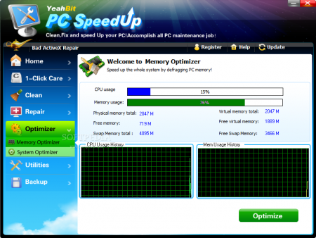 YeahBit PC SpeedUp v3.1.10 Full