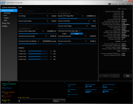Intel Extreme Tuning Utility (XTU) v6.0.2.8