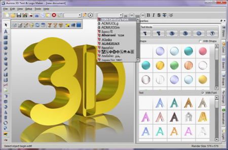 Aurora 3D Text Logo Maker v16.01.07 Full