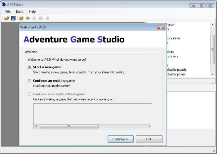 adventure game studio tutorial with download
