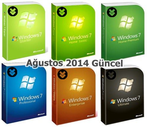 Windows 7 SP1 Tüm Sürümler Full - Ağustos 2014 Güncel Windows 7 SP1 Tüm Sürümler Full - Ağustos 2014 Güncel