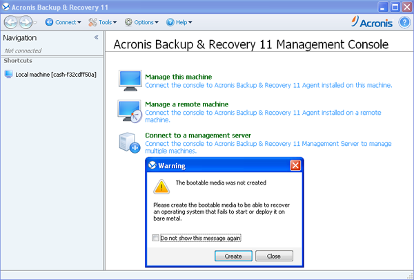 acronis backup advanced