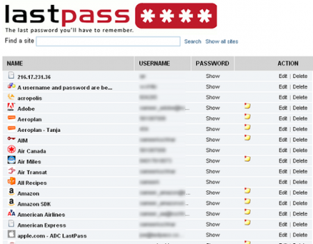 LastPass Password Manager 3.1 Full indir