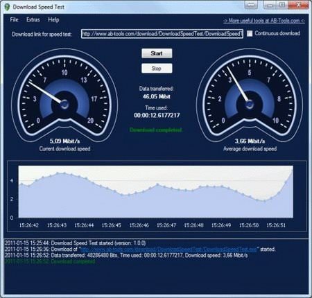 Download Speed Test - İnternet Hız Testi Programı