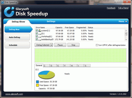 Glarysoft Disk SpeedUp v5.0.1.57 Türkçe