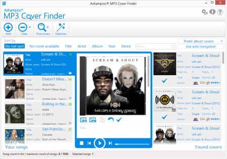 Ashampoo MP3 Cover Finder v1.0.17 Full indir