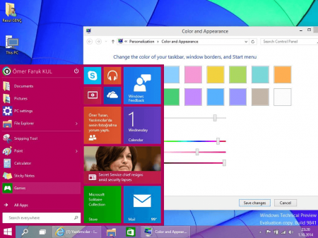 Microsoft Windows 10 Teknik Önizleme Sürümü