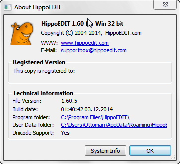 HippoEDIT v1.60.42