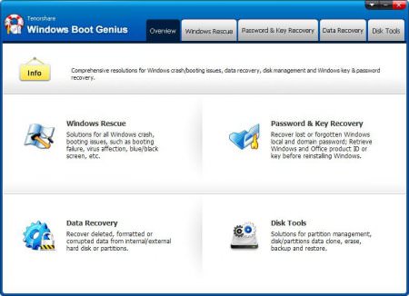 Tenorshare Windows Boot Genius v3.0 Tenorshare Windows Boot Genius v3.0