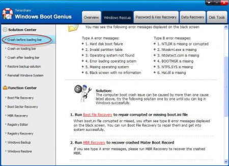 Tenorshare Windows Boot Genius v3.0 Tenorshare Windows Boot Genius v3.0