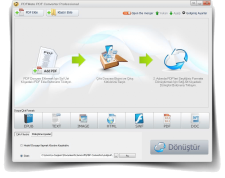 PDFMate PDF Converter Professional v1.73 Türkçe