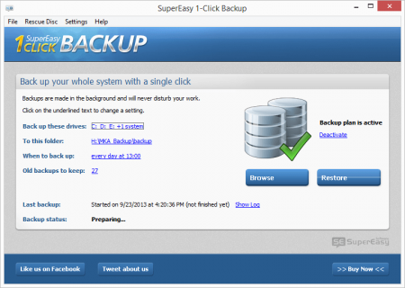 SuperEasy 1-Click Backup v1.18