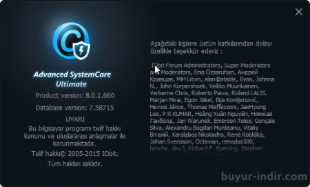 Advanced SystemCare Ultimate v11.2.0.83 Türkçe Advanced SystemCare Ultimate v11.2.0.83 Türkçe