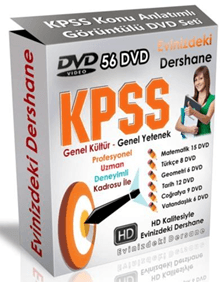 KPSS Genel Kültür Genel Yetenek DVD Eğitim Seti