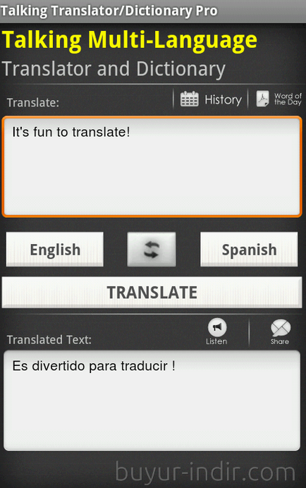 Talking Translator Pro v6.1 - APK Full - Çeviri Uygulaması
