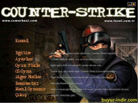 Half Life ve Counter Strike 1.5 Botlu Türkçe