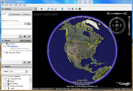 Google Earth Pro v7.1.5 Türkçe Katılımsız