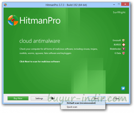 Hitman Pro v3.7.14 B265 Türkçe Hitman Pro v3.7.14 B265 Türkçe