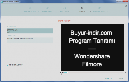 Wondershare Filmora - Program İncelemesi