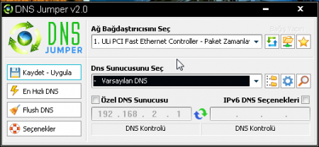 DNS Jumper v2.0 Türkçe