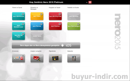 Nero Platinum 2015 v16.0 Türkçe Nero Platinum 2015 v16.0 Türkçe