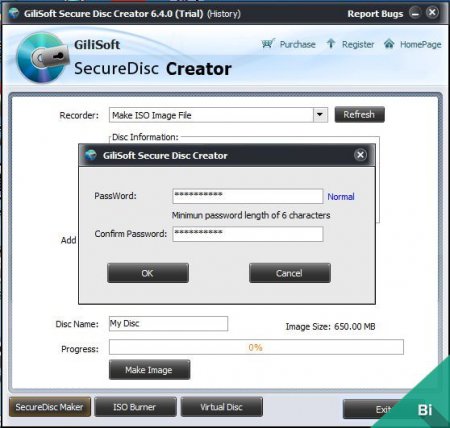 GiliSoft Secure Disc Creator v7.1.0