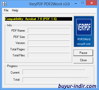 VeryPDF PDF to Word Converter v3.0 Full indir