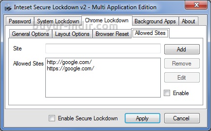 Inteset Secure Lockdown v2.0.2.00.203