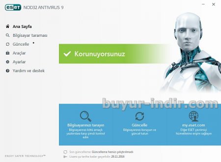 ESET NOD32 Antivirus v10.1.219.1 Türkçe Katılımsız