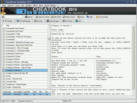 CheatBook DataBase 2016 v1.0
