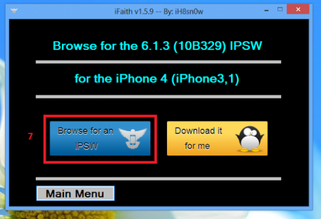 iOS 7 Downgrade iOS 6.X.X iPhone 4 (A4)