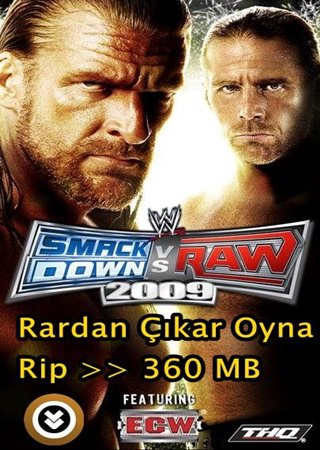 Smackdown Raw 2009 Total Edition Full Rip Tek Link indir